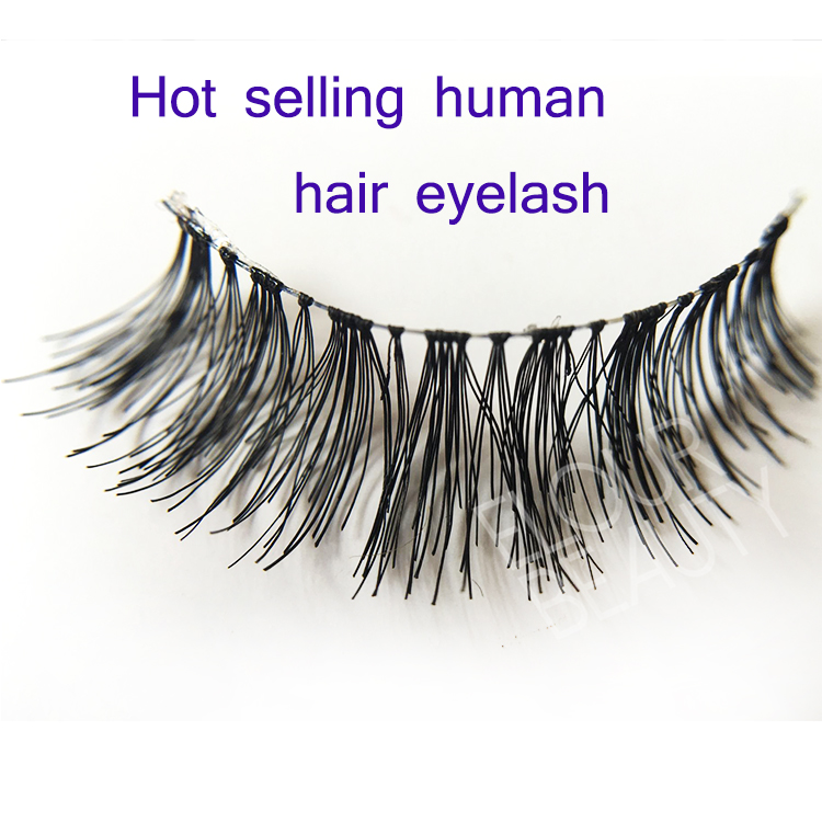 Private label human hair eyelashes make eyelash growth naturally ES34